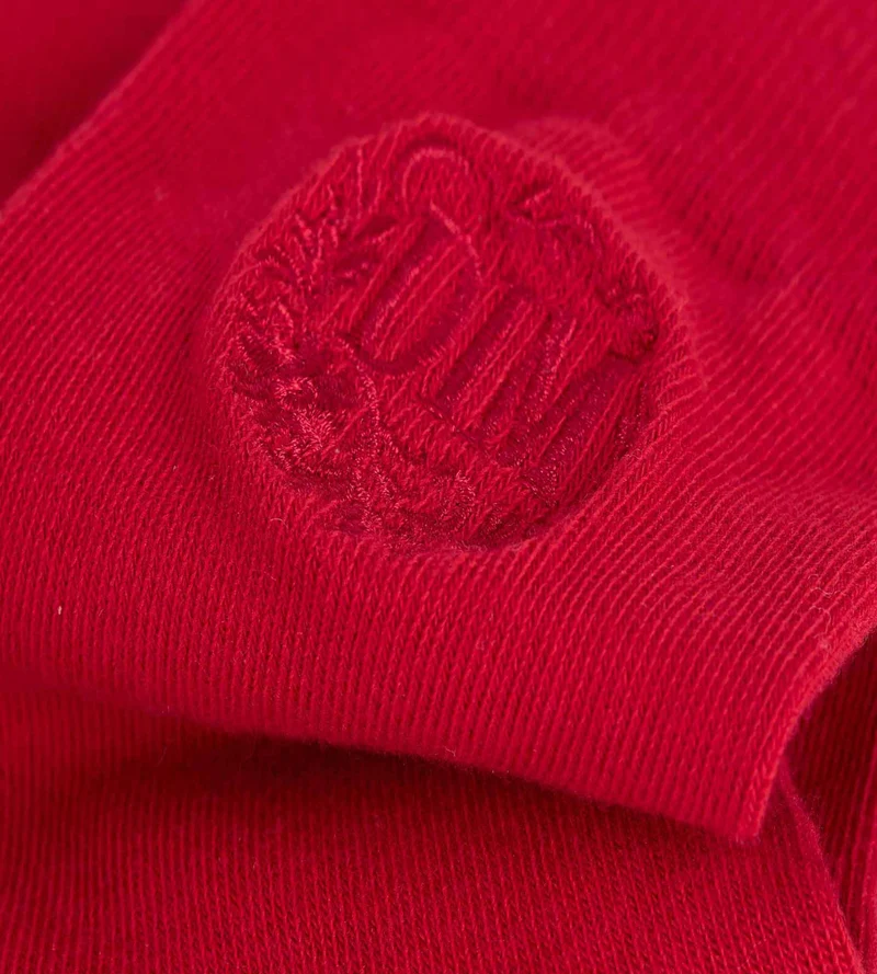 Rote Herrensocken aus Coton Fancy