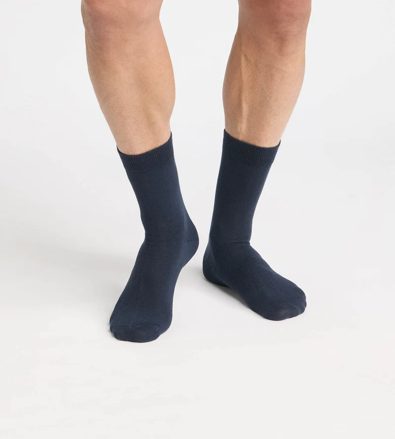 Herren-Socken in Marineblau aus Coton Fancy