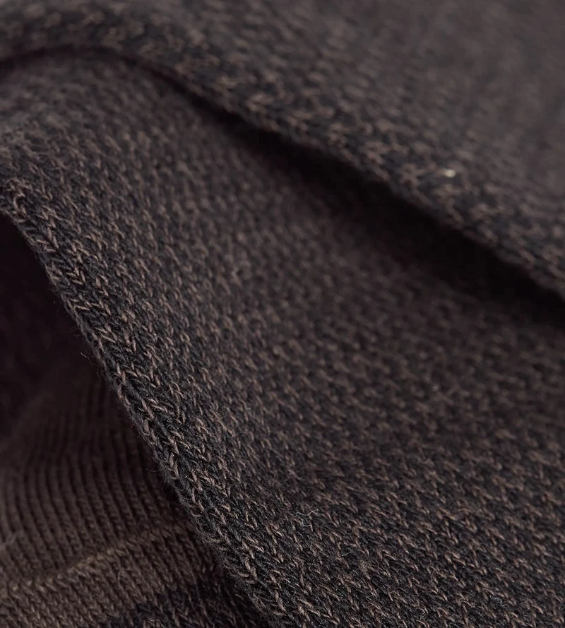 Herren-Socken aus Baumwolle in Holzbraun von La Mode