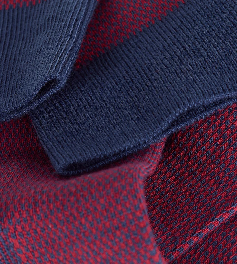 Herren-Socken aus granatroter Baumwolle von La Mode