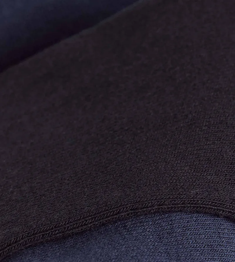 2er-Pack Thermo-Socken für Herren aus tiefblauer Baumwolle