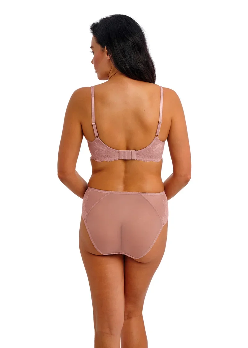 Wacoal – Vivid Attraction High Leg Brief Woodrose