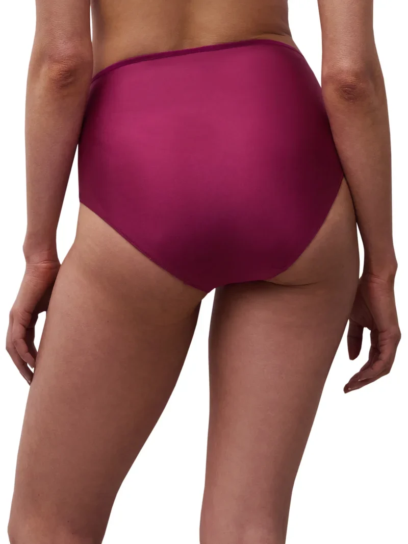Chantelle - Lily High-Waist Full Brief Dark Fushia Multico