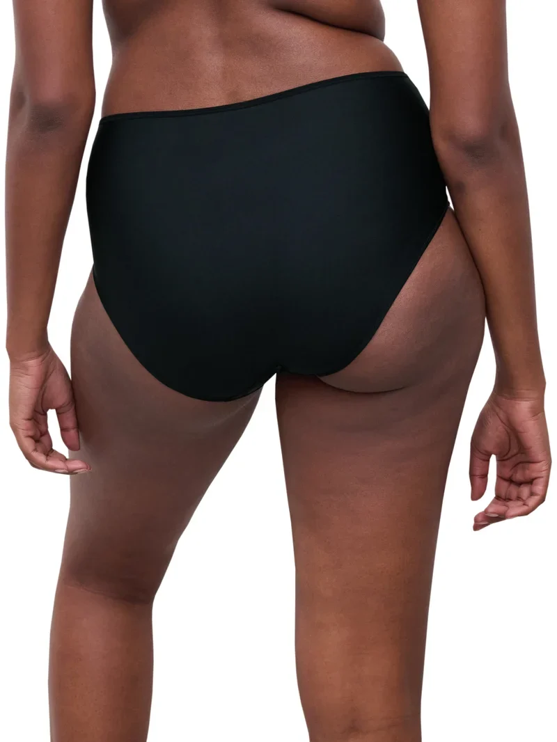 Chantelle - Lily High-Waist Full Brief Romantisches Schwarz