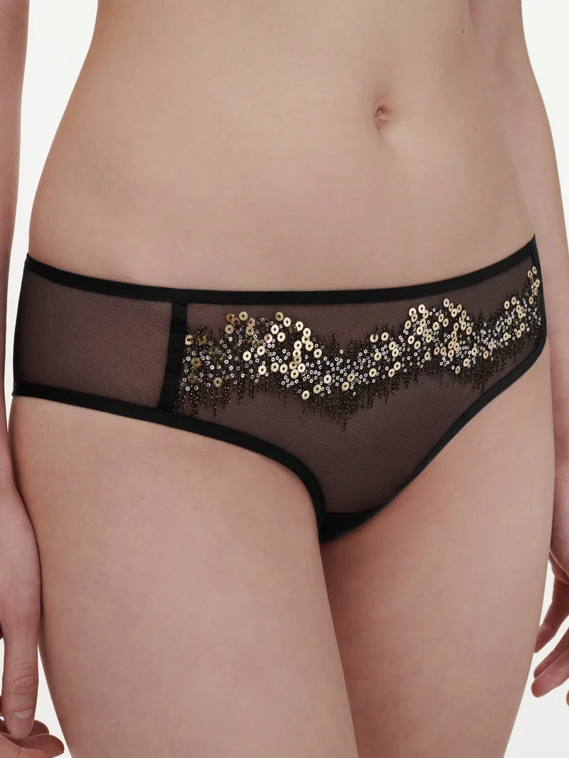 Chantelle - Genesis Revealing Shorty Glitzer Schwarz