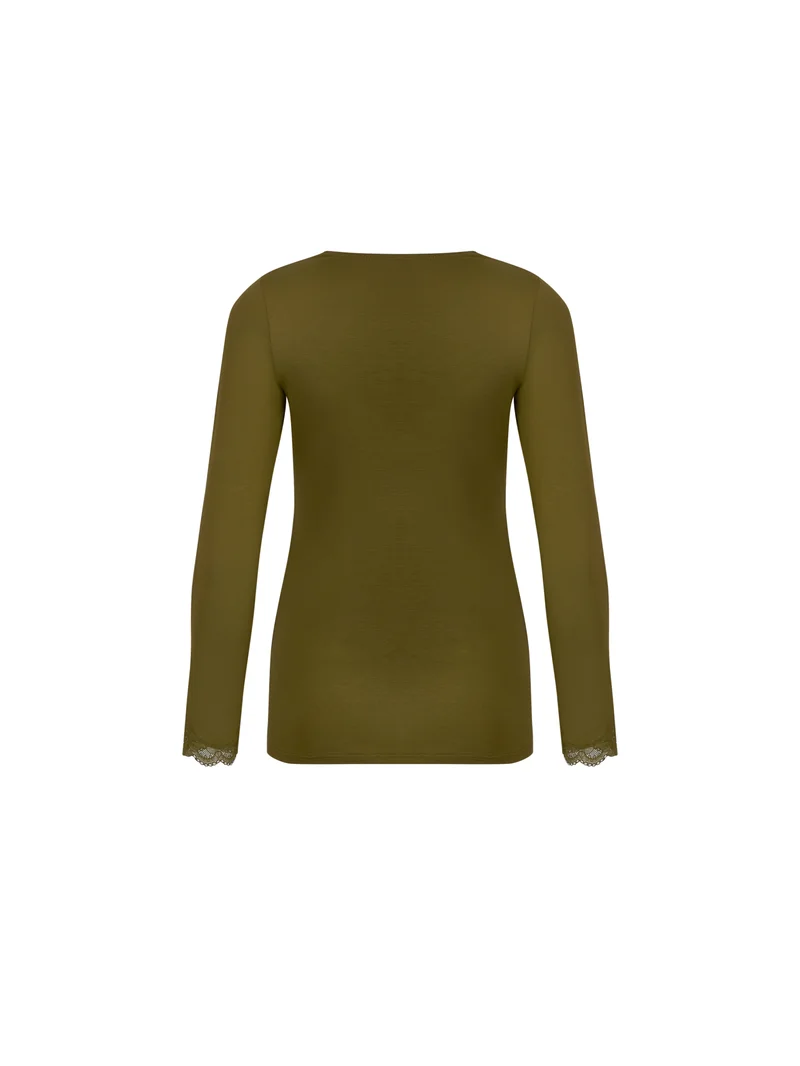 Antigel by Lise Charmel - Simply Perfect Langarm-Top Vert Mousse