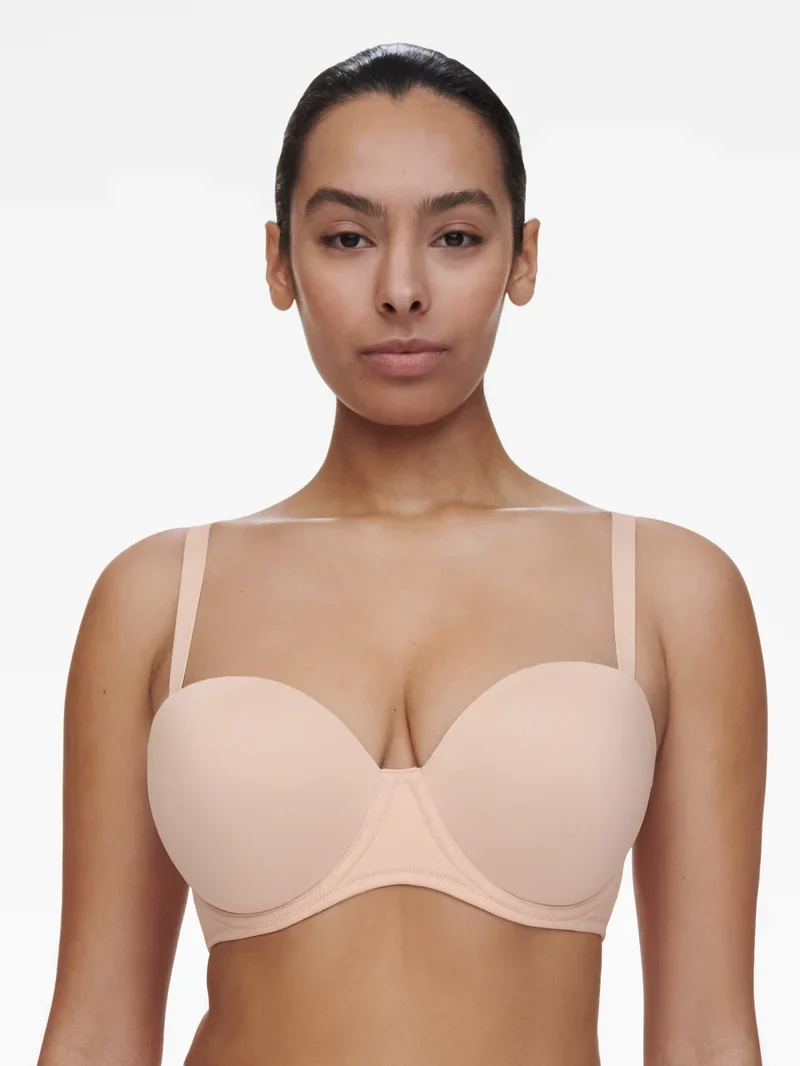 Chantelle - Comfort Chic Bandeau-T-Shirt-BH, Altrosa