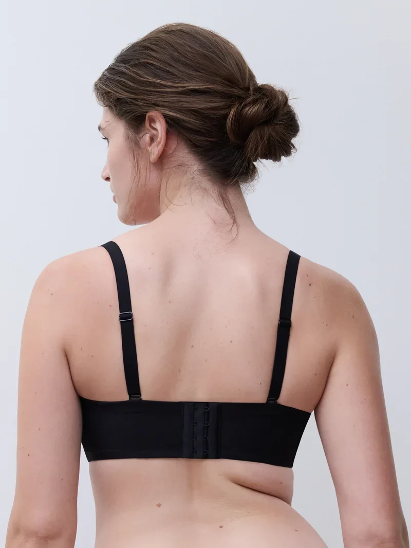 Chantelle - Comfort Chic Bandeau-T-Shirt-BH Schwarz