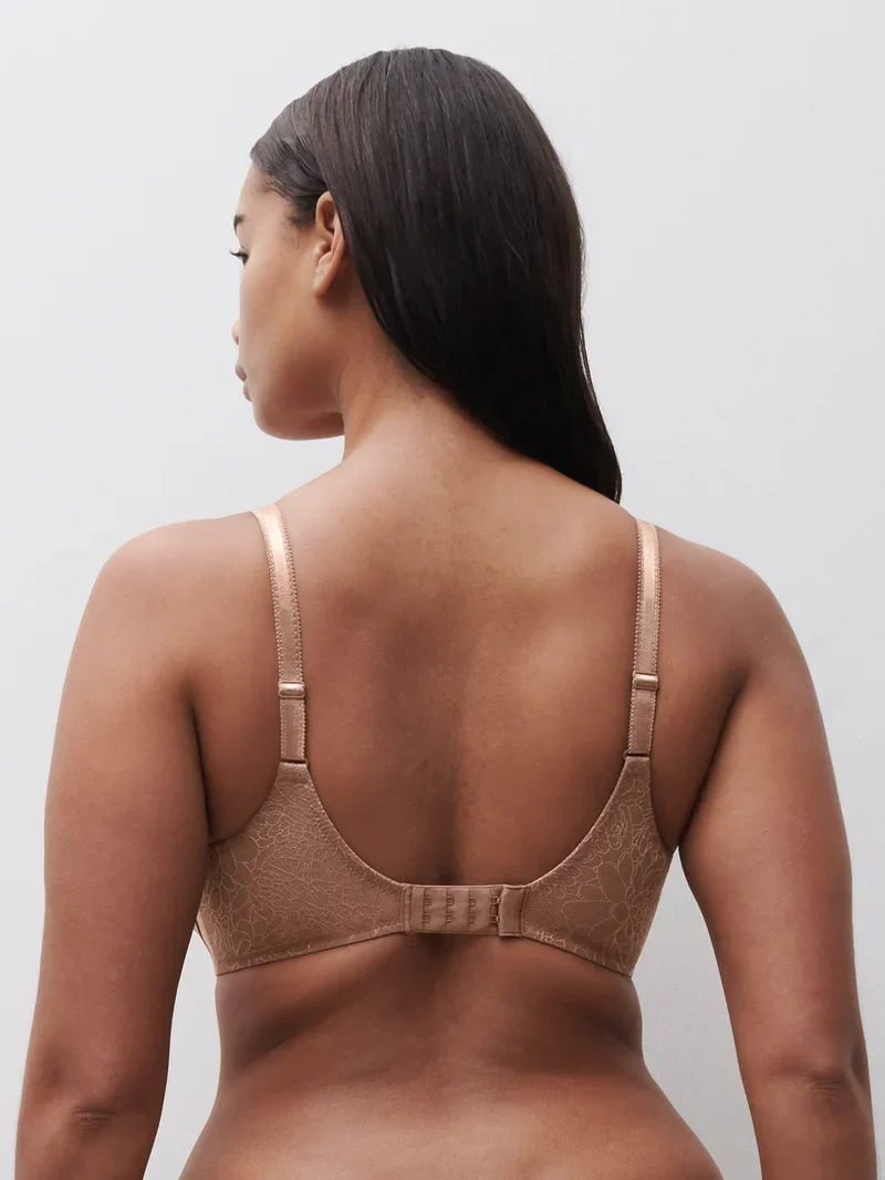Chantelle – Belle Plunge Spacer-BH, Kaffee-Latte