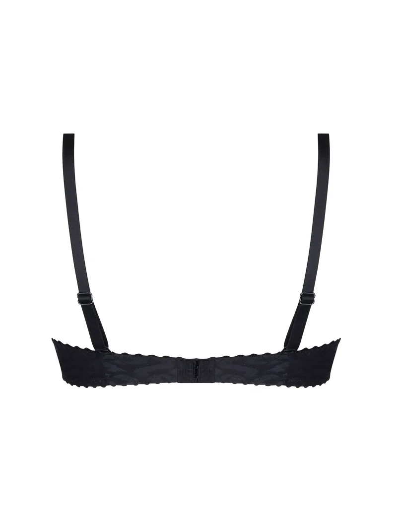 Antigel by Lise Charmel – Sensualite Fauve Full Cup Plunge Bra Noir