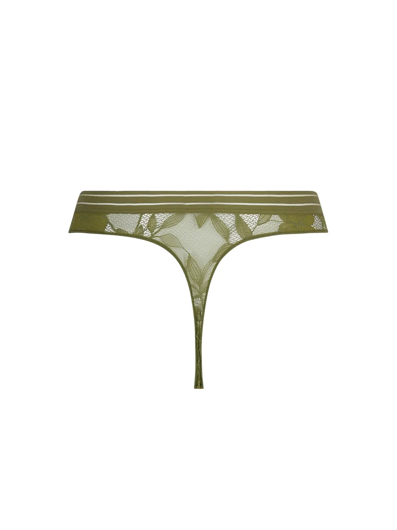Antigel von Lise Charmel – Dentelle Rebelle Thong Vert Mousse