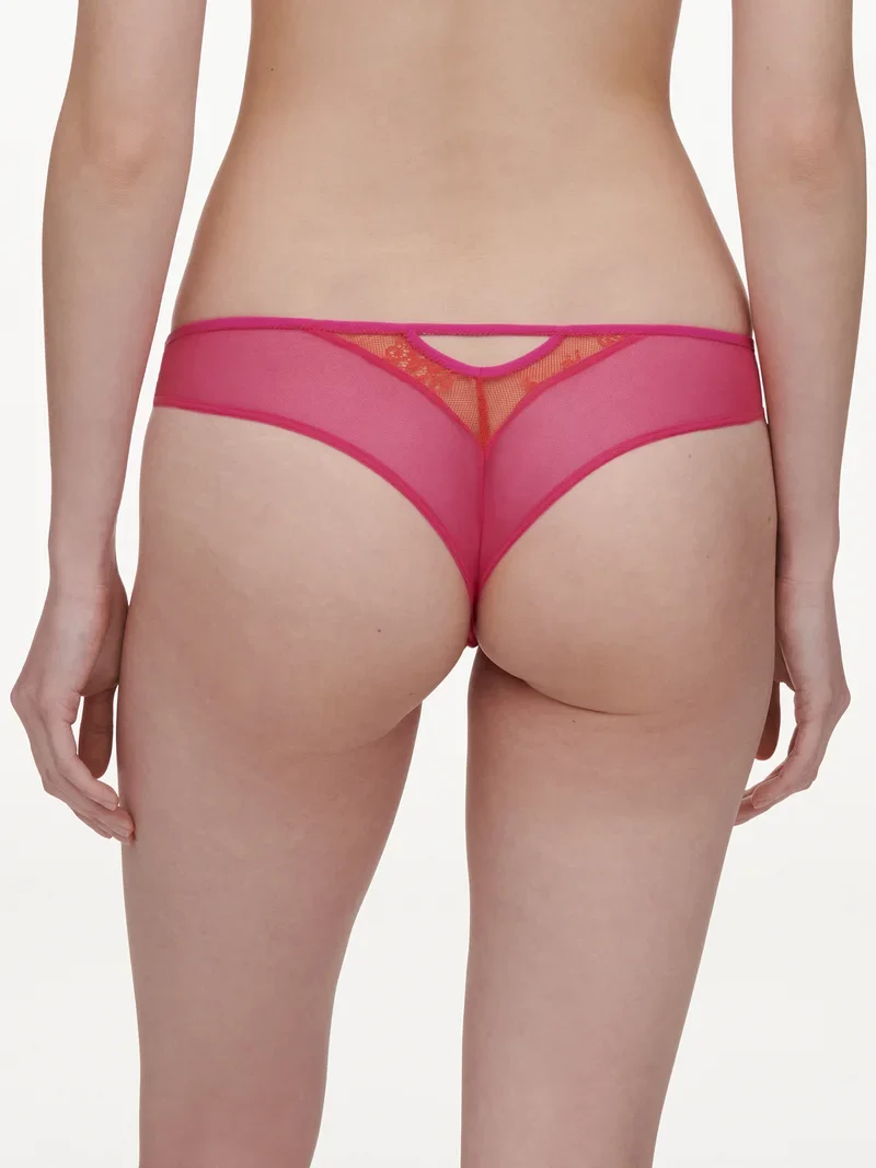 Chantelle - Poison Tanga Flammenrot / Fuchsia-Lila