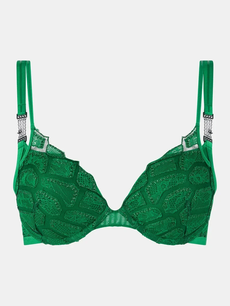 Chantelle – Reptilia Extra Push-Up-BH Schottlandgrün