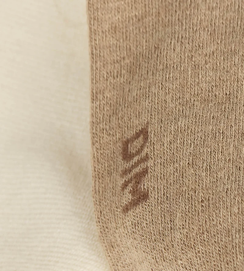 2er-Pack Damensocken in Taupe und Beige aus Modal