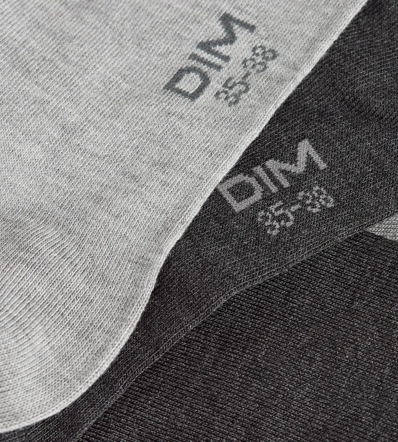 2er-Pack Damensocken in Hellgrau und Anthrazit aus Modal