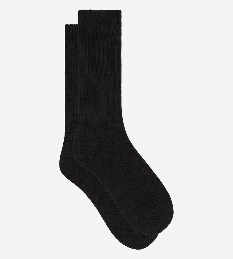 Warme Damensocken in Schwarz