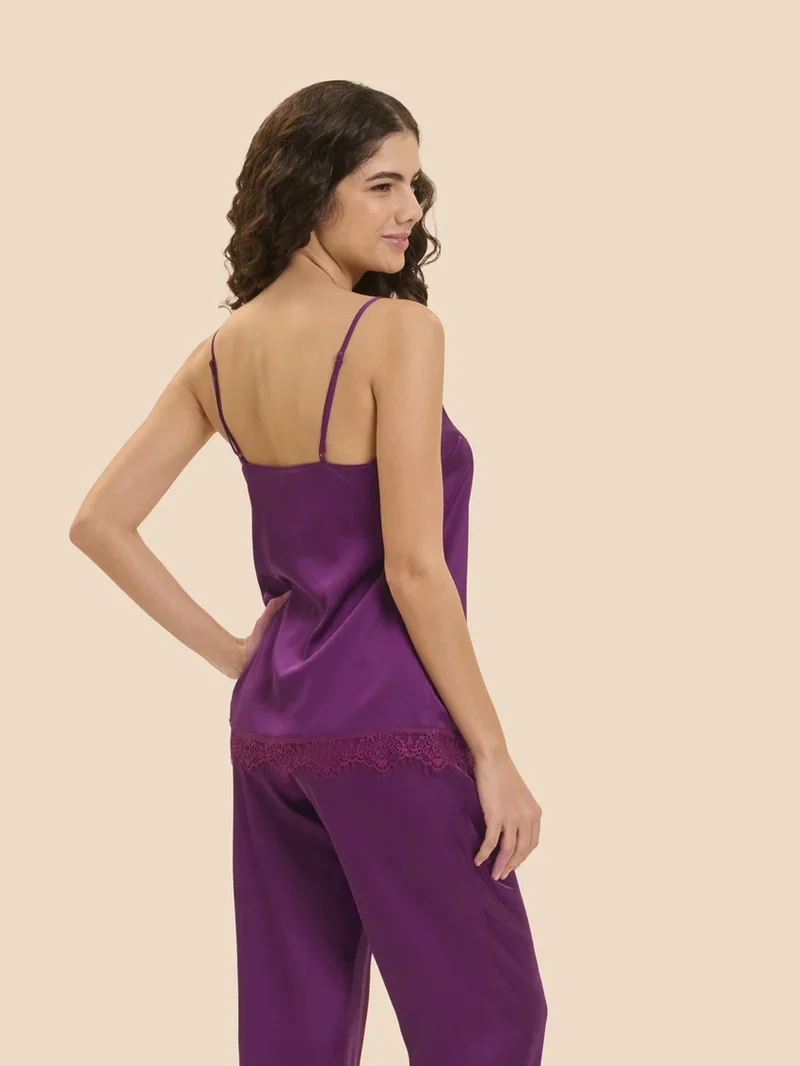 Simone Perele – Satin Secrets Top Blackberry