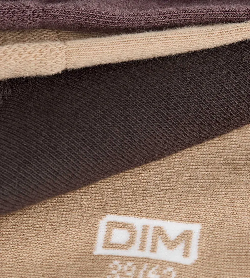 3er-Pack Herrensocken in den Farben Cassis, Schokoladenbraun und Taupe aus Baumwolle