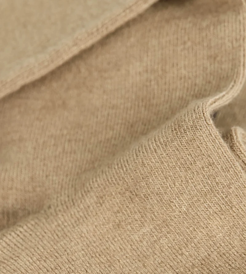 Beige-taupefarbene Damensocken „Laine Douce“