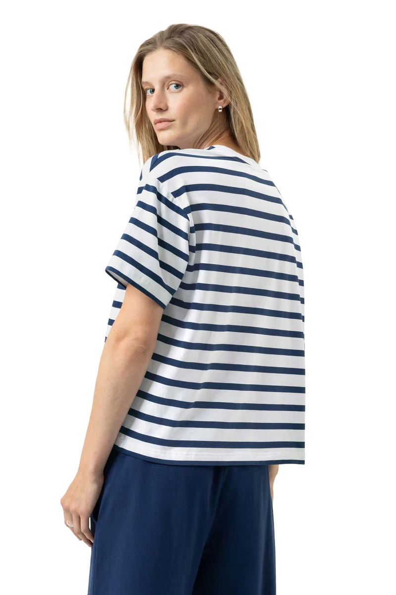 T-Shirt, gestreift, WARMING STRIPES