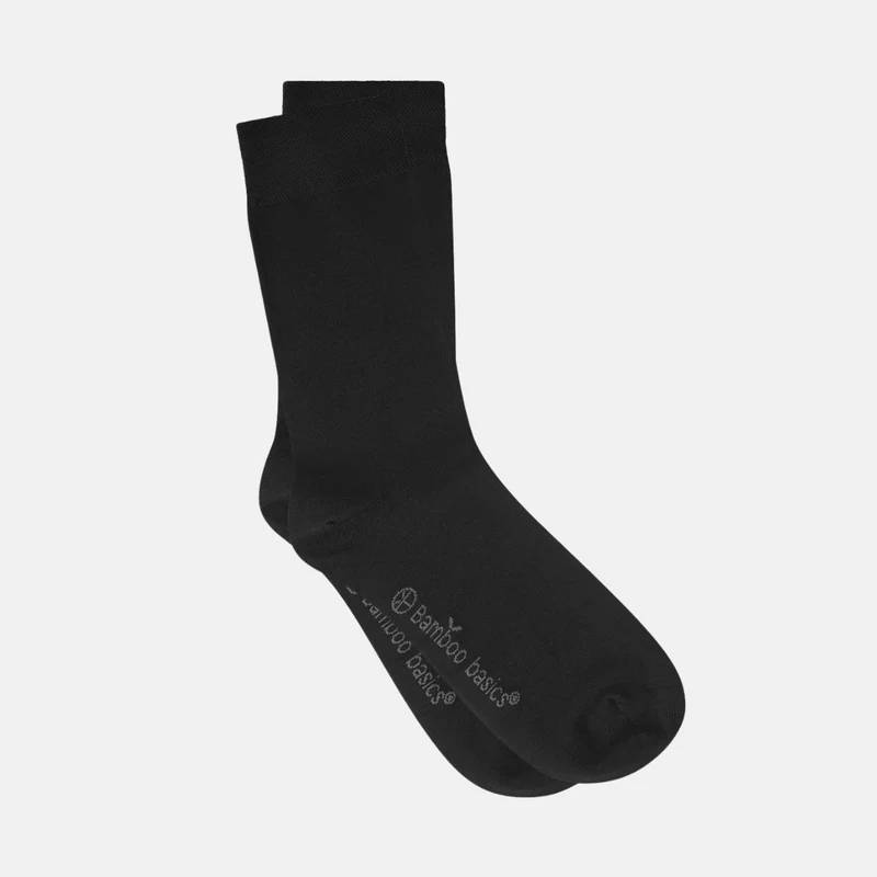 10er Pack Schwarze Bambussocken