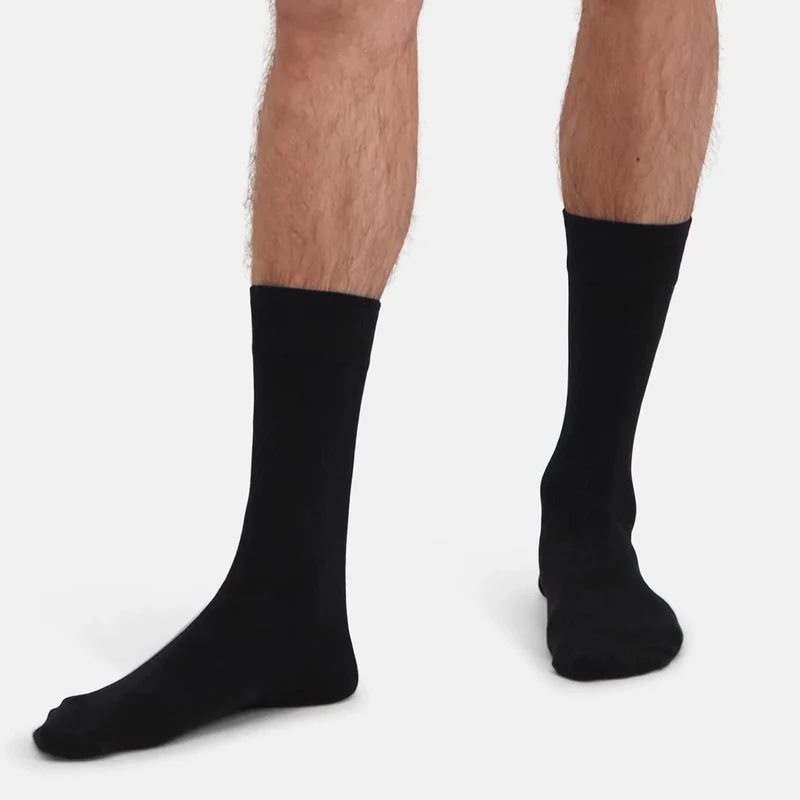 10er Pack Schwarze Bambussocken