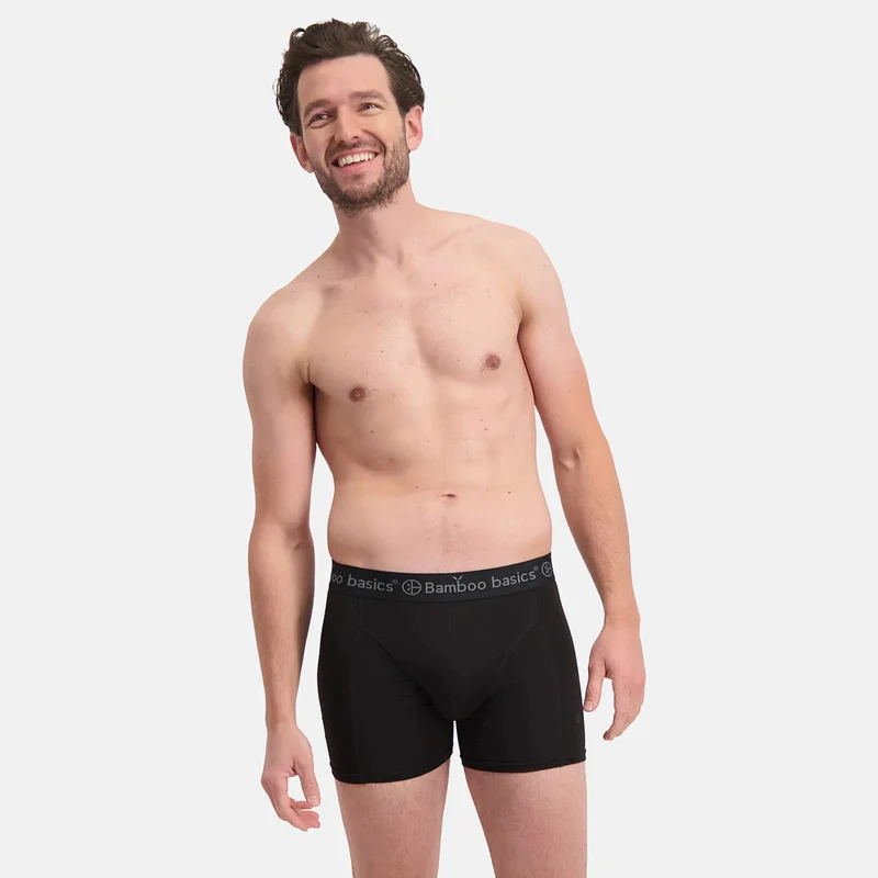 3er-Pack Schwarze Bambus-Unterhosen