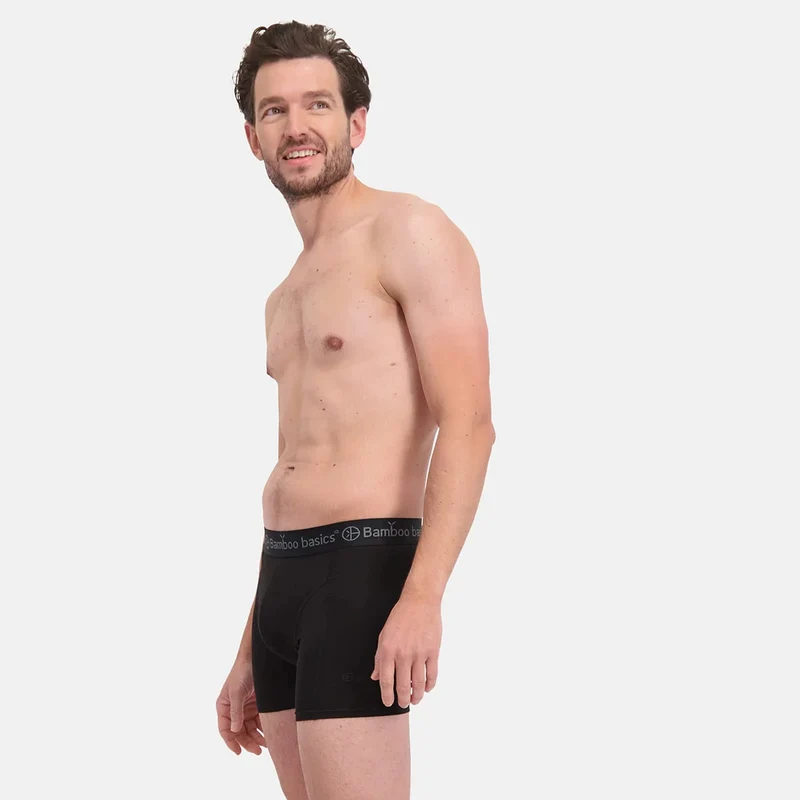 3er-Pack Schwarze Bambus-Unterhosen