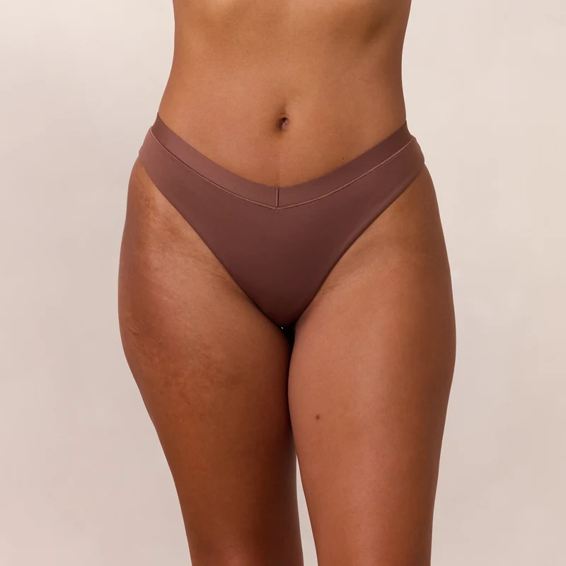 Everyday Comfort Brazilian Briefs - Nutmeg