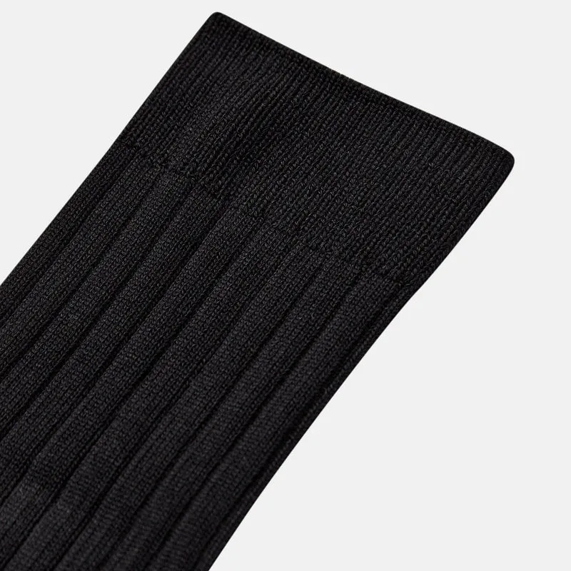 Schwarze Socken aus Bambus