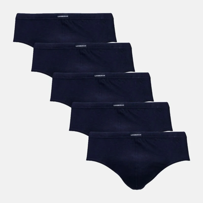 5er-Pack Herren-Slips aus blauem Bambus