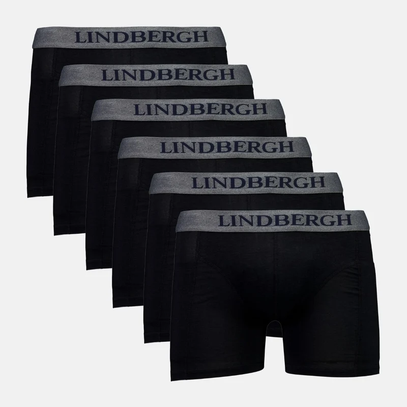 6er Pack Schwarze Bambus-Unterhosen