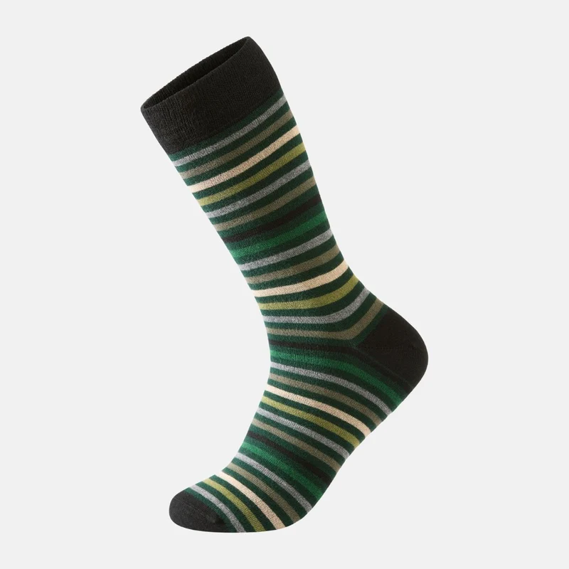 Gestreifte Socken aus Bambus