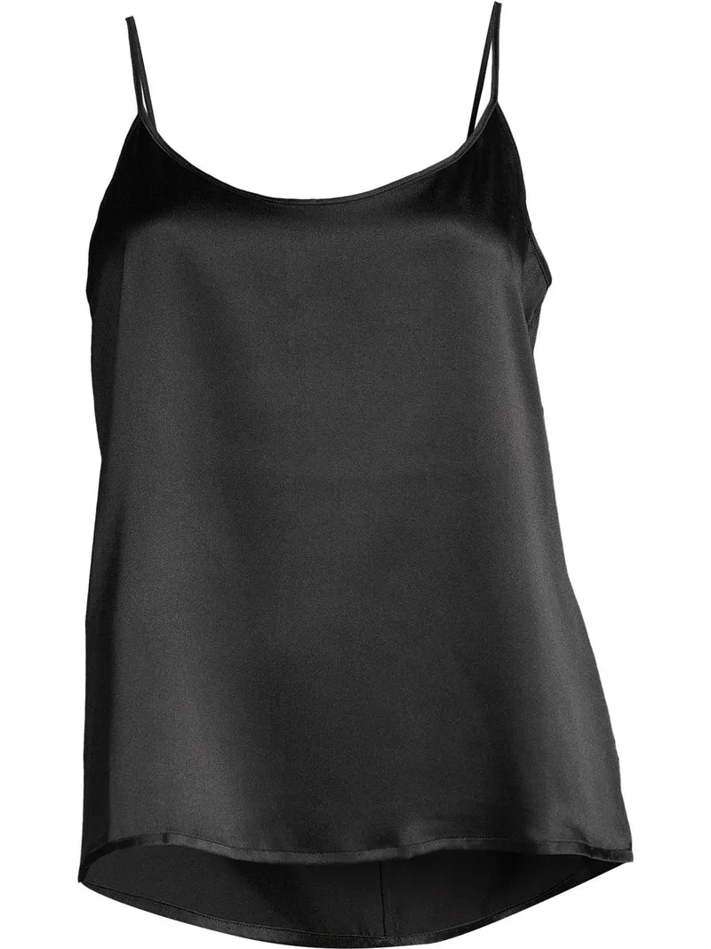 Spaghetti-Top PURE SILK STRETCH
