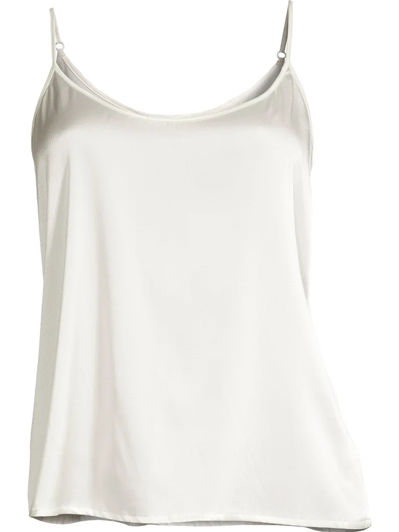Spaghetti-Top PURE SILK STRETCH