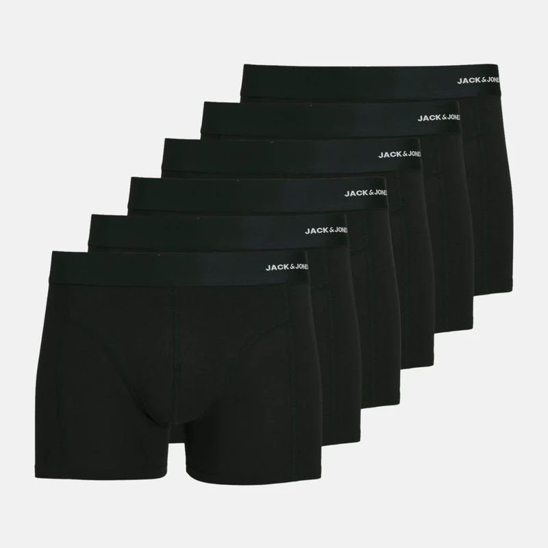 6er Pack Schwarze Bambus-Unterhosen
