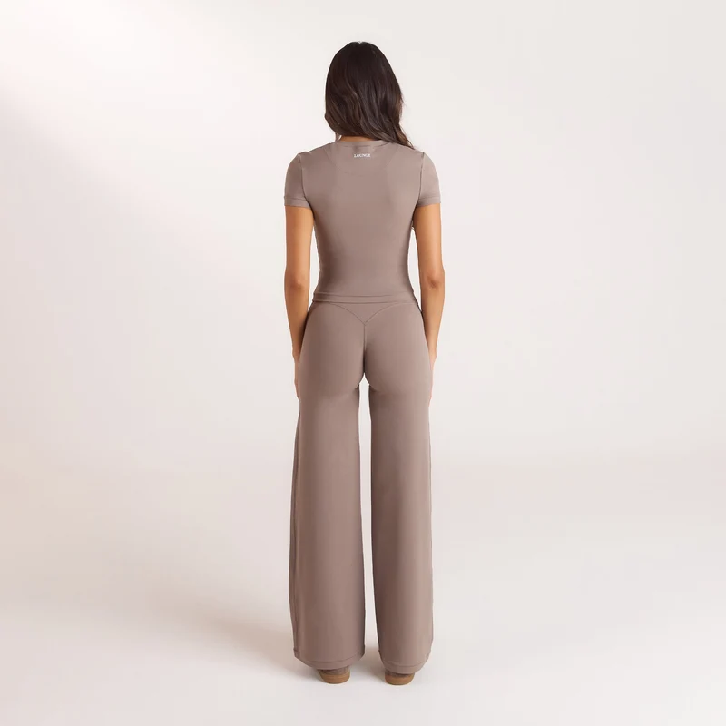 ContourSoft™ Straight-Leg Leggings - Mushroom