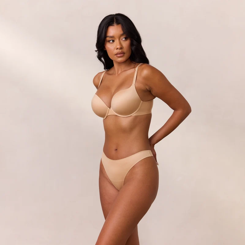 Everyday High Push-Up Bra - Sand