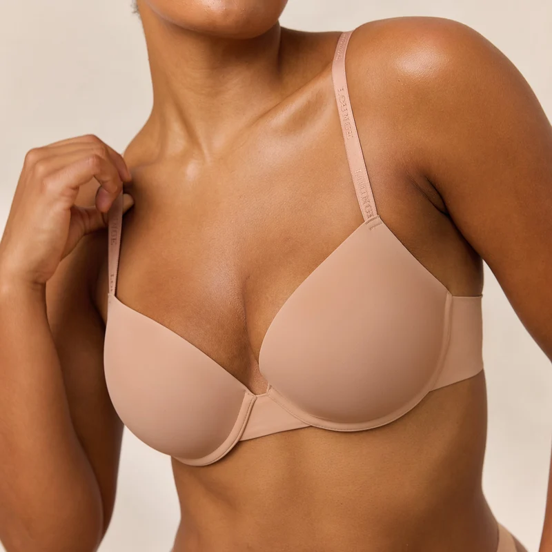 Invisible Form T-Shirt Bra - Honey