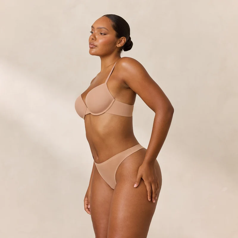 Invisible Form T-Shirt Bra - Honey