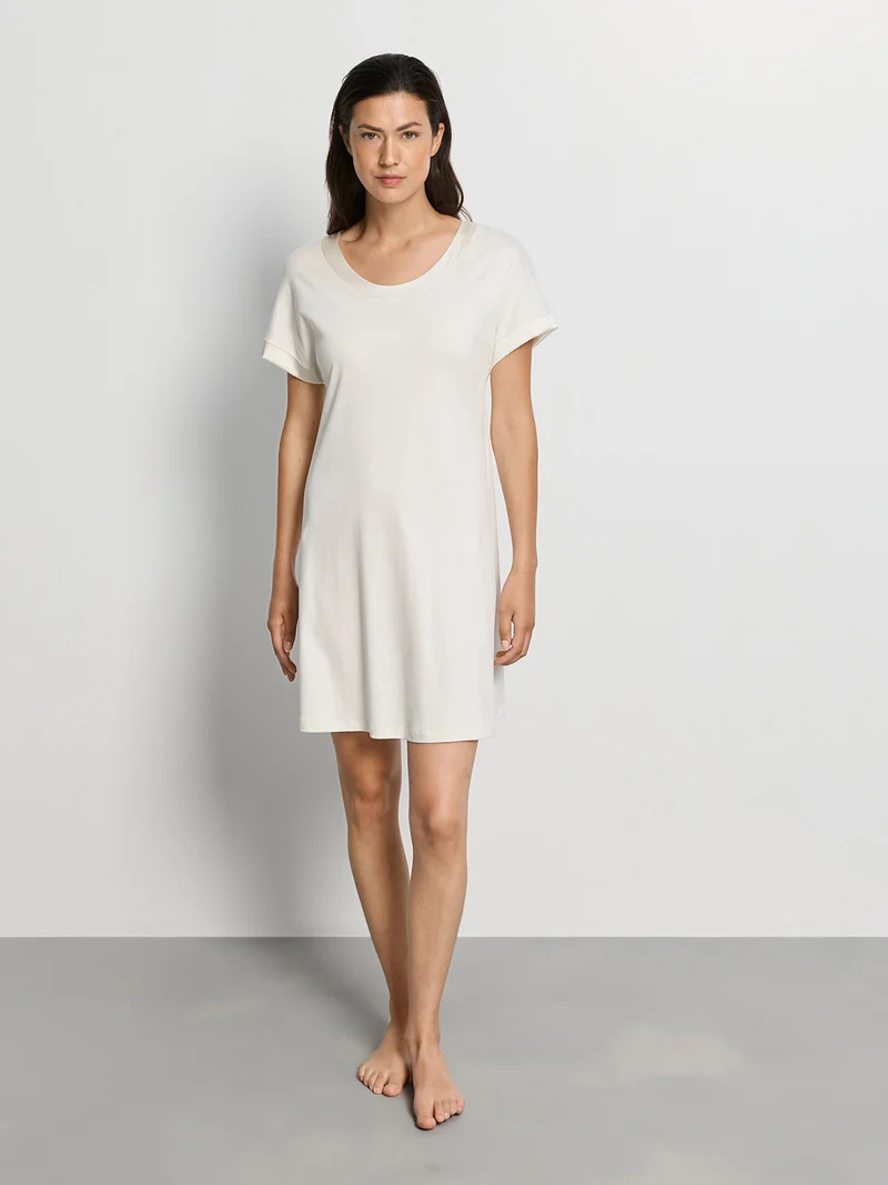 Nightdress, kurzarm, Länge 90cm, ANILLA