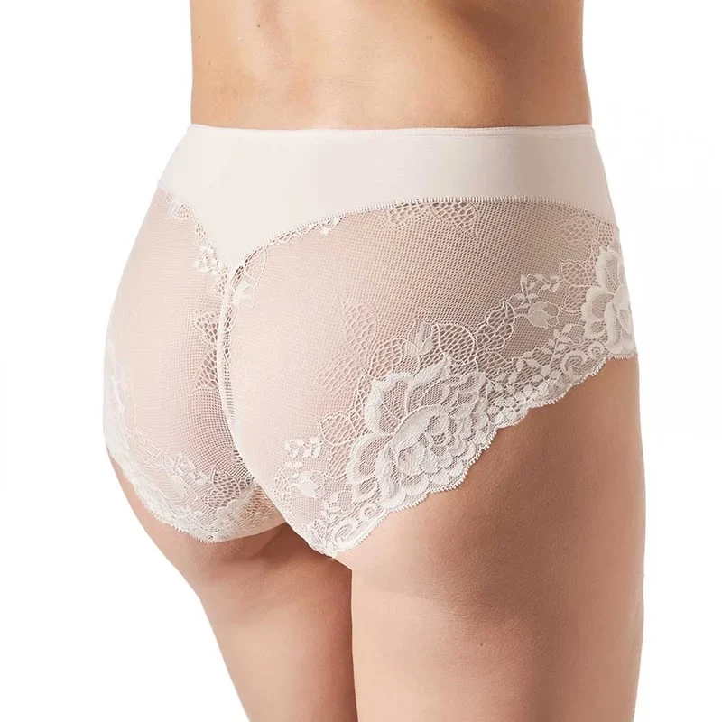 Janira - Greta Lace High Waist Brief Dune