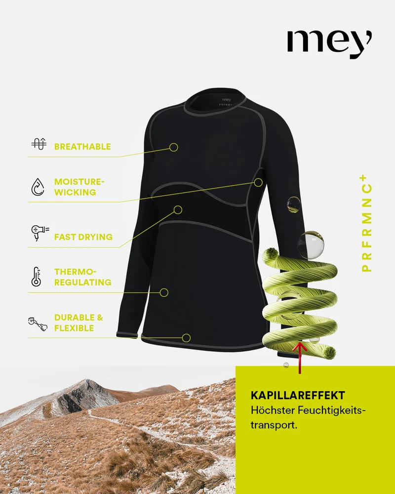 Shirt, langarm, PRFRMNC+