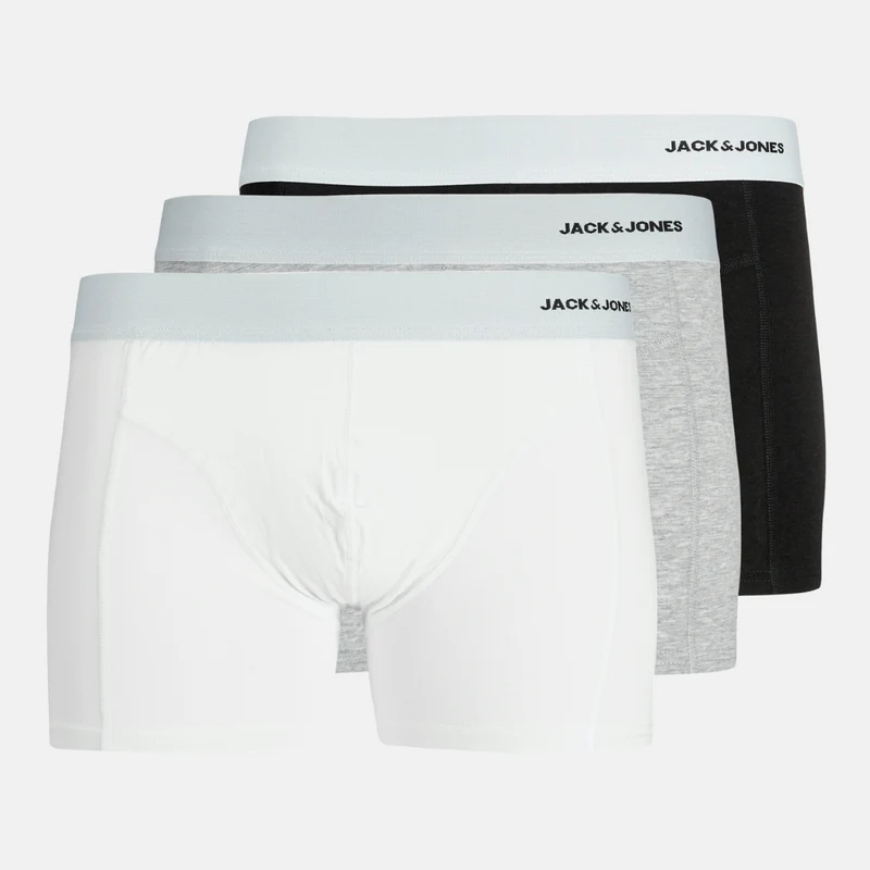 3er Pack Bambus-Unterhosen in weiß/grau/schwarz