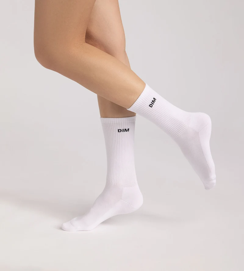 3er-Pack weiße Original-Sportsocken für Damen