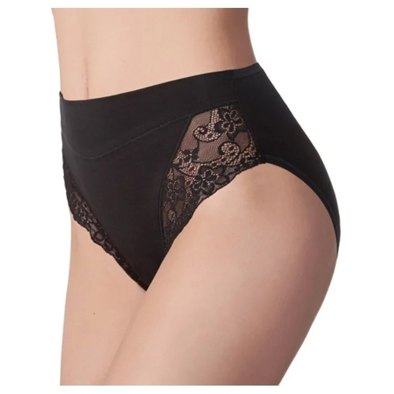 Janira - Esencial High Brief 2er-Pack Schwarz