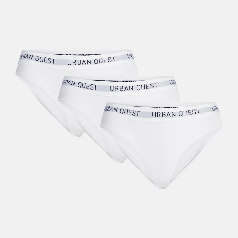 3er-Pack Weißer Bambus Tai Panty
