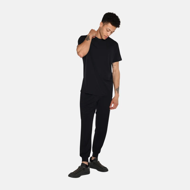 Schwarzes Bambus-T-Shirt