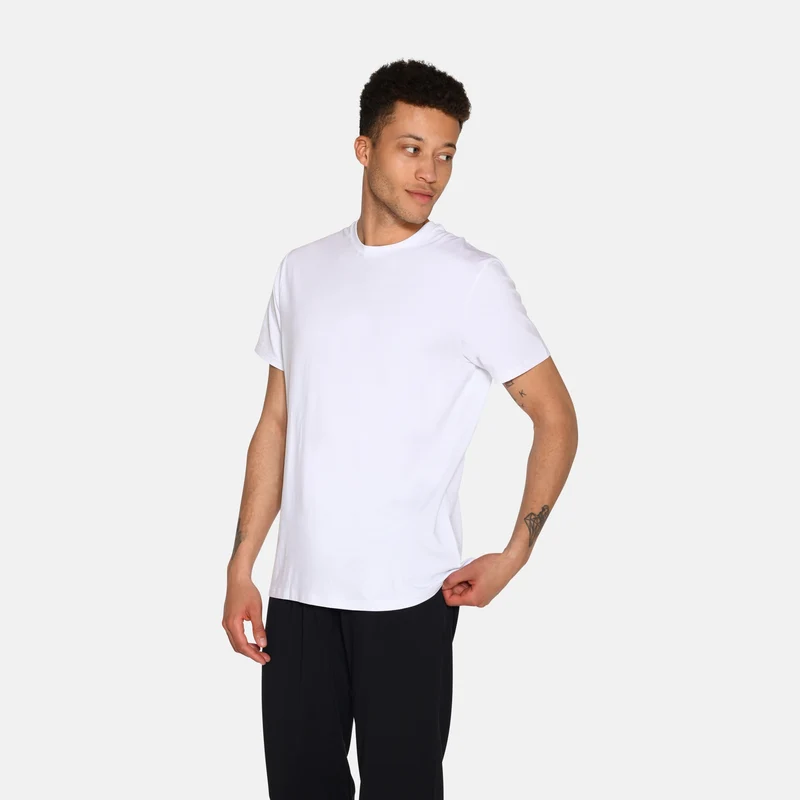 Weißes Bambus-T-Shirt