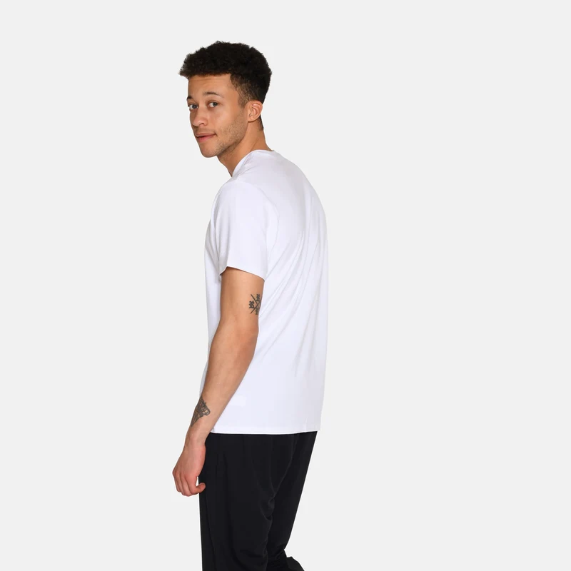 Weißes Bambus-T-Shirt